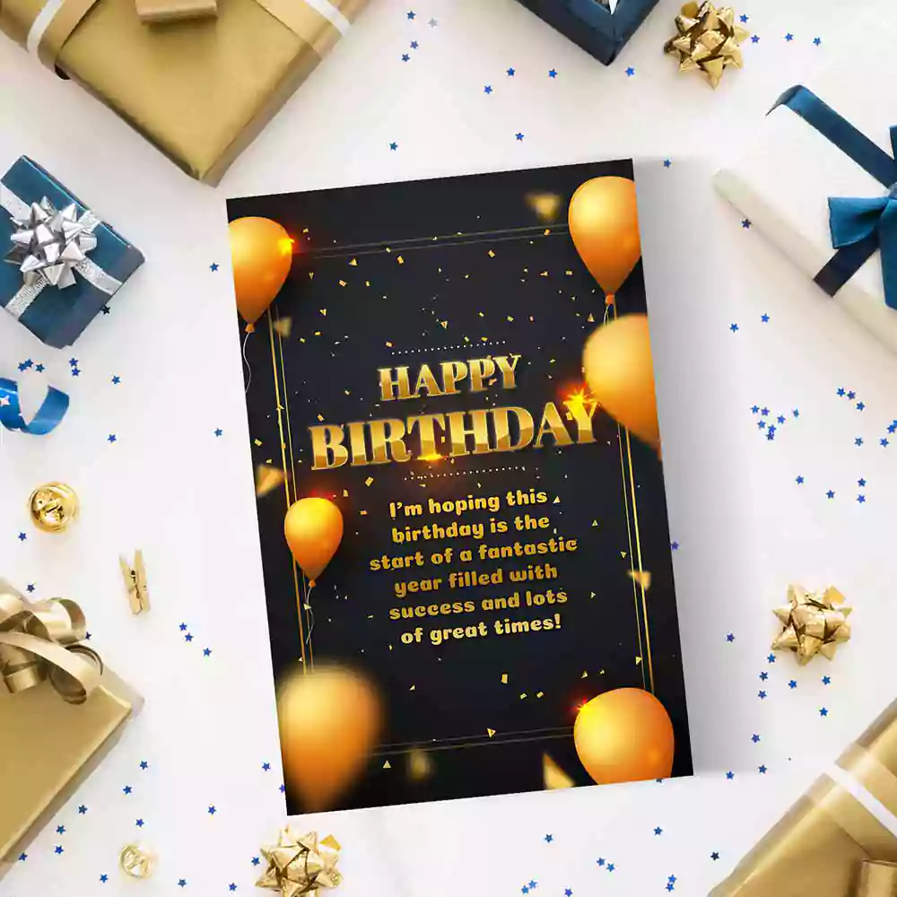 Happy Birthday Greeting Card Friend, Brother, Sister, Father, Mother, Husband, Wife, Boyfriend, Girlfriend, Fiancée, Fiance, lover