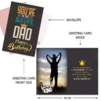 you're the most awesome dad happy birthday Greeting Card