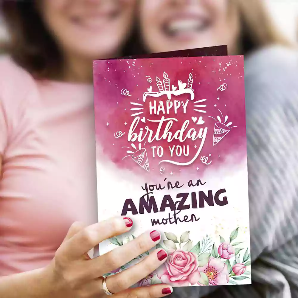 Birthday Amazing Mother Greeting Card