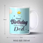 Coffee Mug Happy Birthday Dad Daddy Father papa paa grandfather