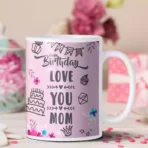Coffee Mug Happy Birthday Mom Mother mummy maa muma grandmother