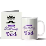 Birthday Greeting Card Coffee Mug 350 ml Dad Daddy Father papa paa grandfather