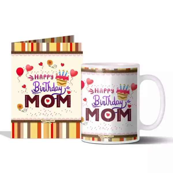 Birthday Greeting Card Coffee Mug 350 ml Mom Mother mummy maa muma grandmother