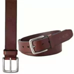 brown men's belt